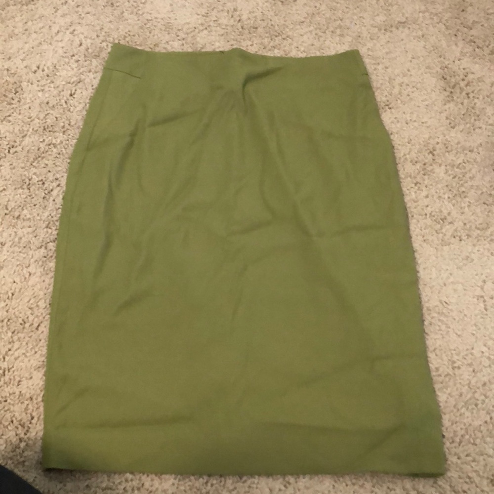 Classiques Entier Olive Green Pencil Skirt